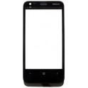 Lumia 620 Carcasa chasis frontal con cristal  Digitalizador y marco original Negro