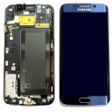 G928F, SM-G928F Display Lcd con cristal Digitalizador y marco Original Samsung Galaxy S6 Edge + Plus Negro