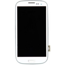 i9300, s3, Samsung display completo blanco con marco 