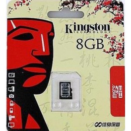 Tarjeta de memoria Micro SD Transflash 8GB kingston con blister