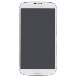 i9505, S4, Samsung display completo blanco con marco 