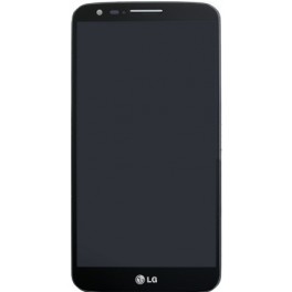 E975,  Optimus G Display LG lcd y marco con cristal digitalizador Original negro