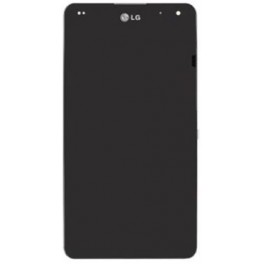 D802, Optimus G2 , Display LG lcd y marco con cristal digitalizador Original negro